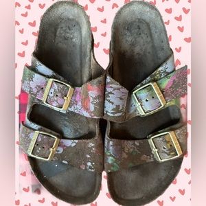 New Birkenstocks paint splatter size 40